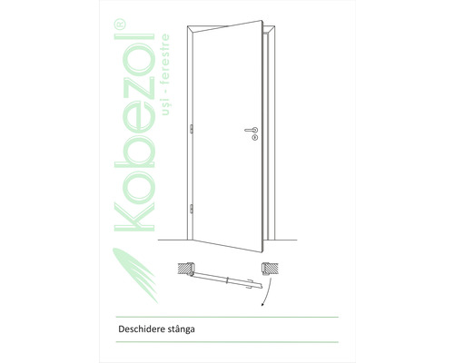 Schema deschidere ușă spre stânga