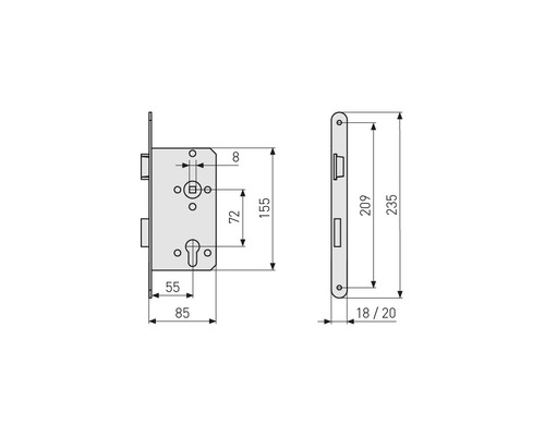 Desen tehnic al unei broaște îngropate cu dimensiuni