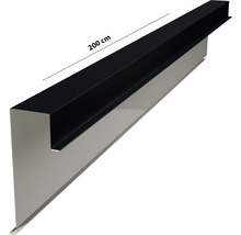 Profil pentru margine de acoperiș din metal cu o lungime de 200 de centimetri.