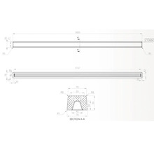 Desen tehnic al unui lemn structural cu dimensiuni