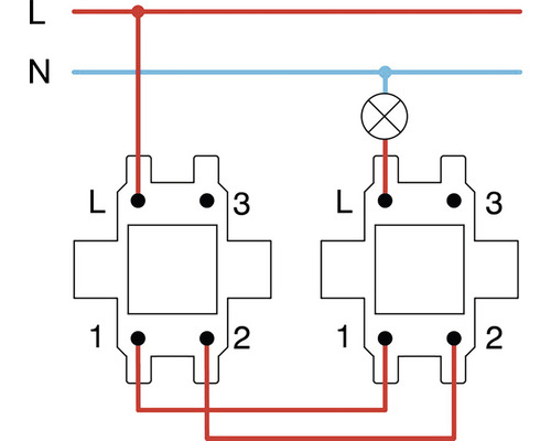 Schema de conexiuni pentru un circuit de comutare