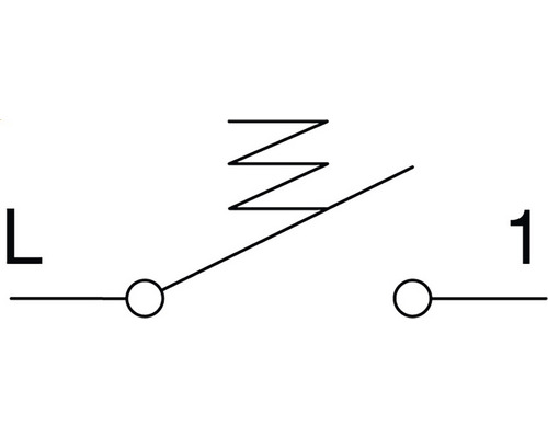 Simbol schemă electrică pentru întrerupător de scară