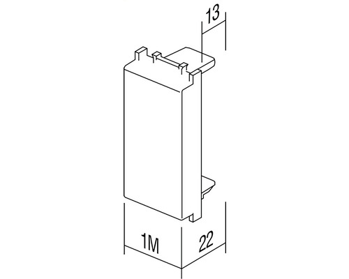 Schiță a unui dispozitiv de instalare cu indicații de măsurare