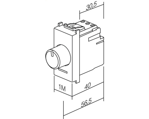 Desen tehnic al unei prize de antenă cu dimensiuni