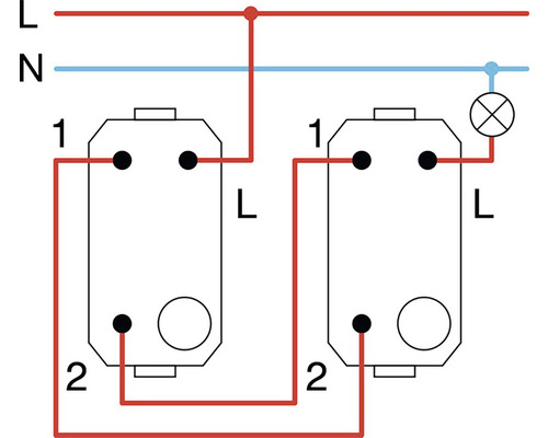 Schema de conexiuni pentru circuitul serie