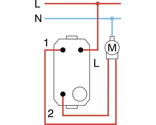 Schema electric pentru un comutator cu motor