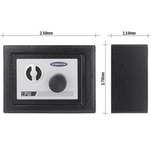 Depozitare chei X-key cifru mecanic antracit 170x230x90mm