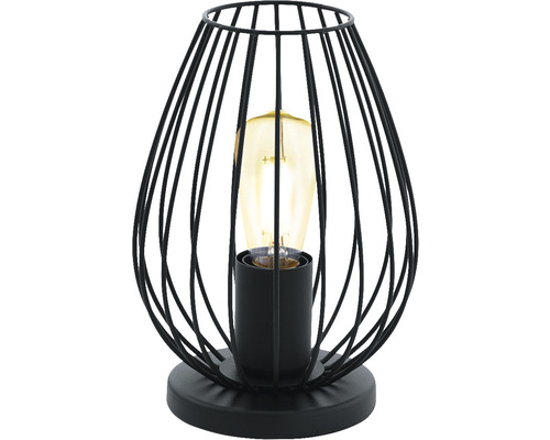 Lampă decorativă de masă cu dulie și cușcă de sârmă