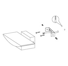 Instrucțiuni de montaj pentru o lampă de perete cu accesorii