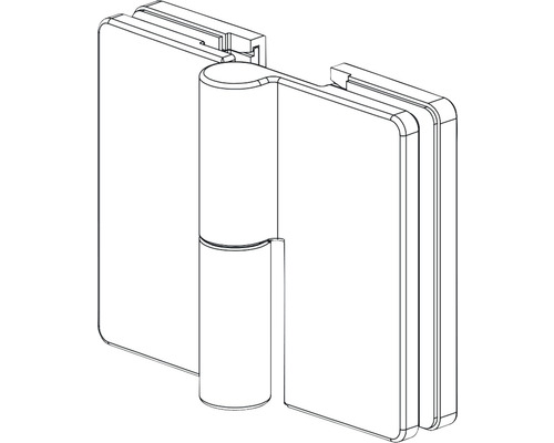 Balama de ușă din sticlă pentru construcții interioare