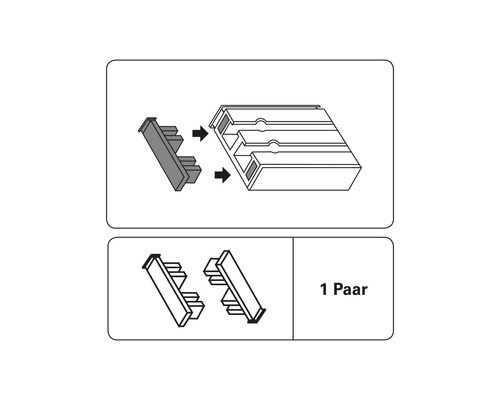Schema unei capace terminale pentru un sistem de terasă, o pereche
