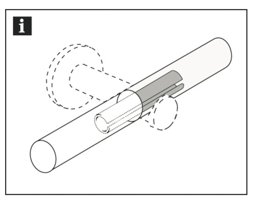 Ilustrație a funcționării unei chei de lemn