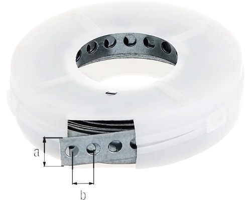 Bandă perforată în cutie dozatoare