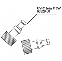Ilustrație racord UV-C Seria II 5W