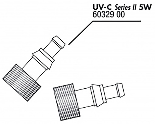Ilustrație racord UV-C Seria II 5W