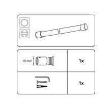 Instrucțiuni de montaj pentru o tijă cu accesorii