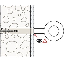 Holșuruburi cu ochi sudat Fischer GS 8x80 mm oțel zincat, 2 bucăți, pentru montaj schele-thumb-5