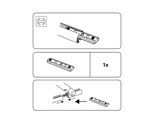 Instrucțiuni pentru montarea unei șine de glisare