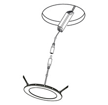 Schema de instalare spot LED încastrat