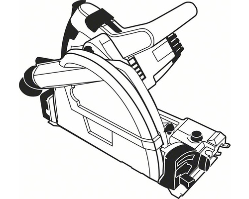 Desen contur al unui ferăstrău circular de retezare