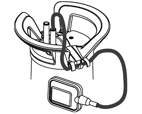 Schema unei pompe de apă cu furtun și unitate de control