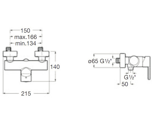 Desen tehnic al unei armături cu dimensiuni