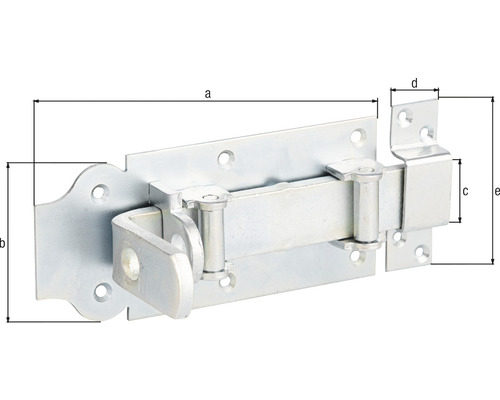 Zăvor cu dimensiuni