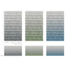 Panouri de tapet multicolore cu model geometric