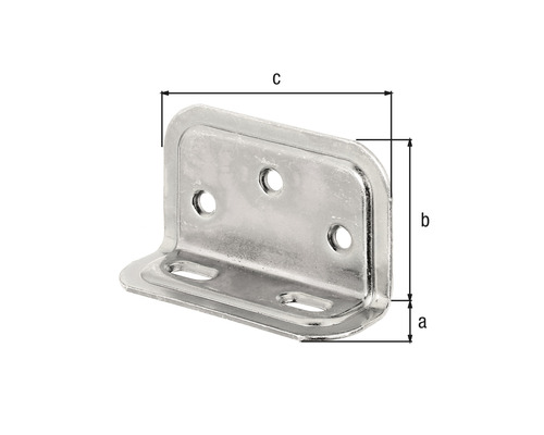 Conector unghiular cu dimensiuni