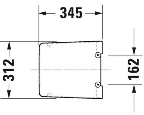 Desen tehnic al unui scaun de toaletă cu dimensiuni
