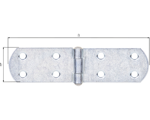 Balamală metalică cu dimensiuni