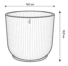 Ghiveci de flori Elho, lățime 14,1 cm și înălțime 12,9 cm