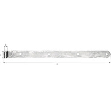 Braț balama de suspendare Alberts Ø16 x 700mm, oțel zincat-thumb-1