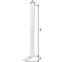 Conector unghiular cu găuri de fixare