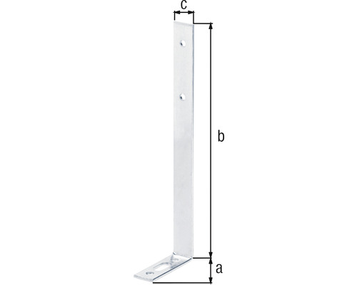 Conector unghiular cu găuri de fixare