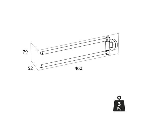 Desen tehnic suport prosop cu dimensiuni