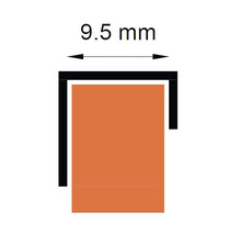 Profil THERMOPAN PVC cu cant pentru ghips carton 9,5x2500 mm-thumb-1