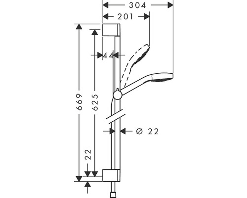 Dimensiunile unei bare de duș