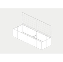 Model schiță al unui strat înalt cu spalier