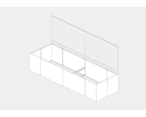 Model schiță al unui strat înalt cu spalier