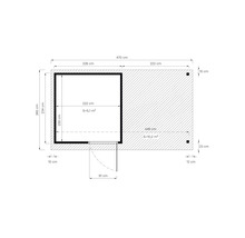 Plan cu dimensiuni și calculul suprafeței