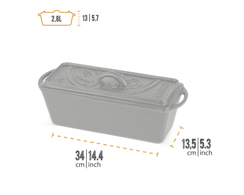 Dimensiunile unei tigăi de fontă cu capac
