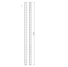 Desen tehnic al unui profil cu lungimea de 2400 milimetri