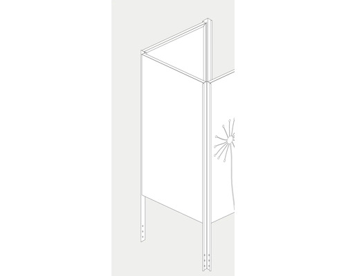 Paravan de vânt cu model de păpădie pentru exterior