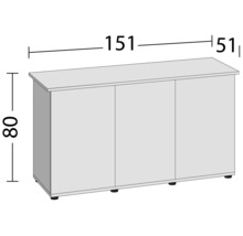 Dulap cu dimensiunile 151 x 51 x 80 centimetri