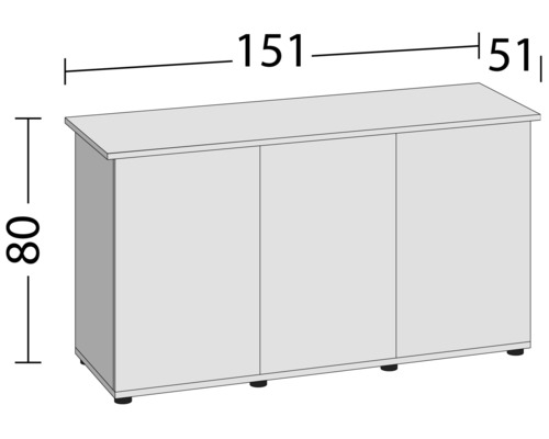 Dulap cu dimensiunile 151 x 51 x 80 centimetri