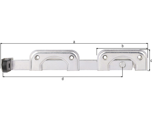 Încuietoare metalică cu dimensiuni