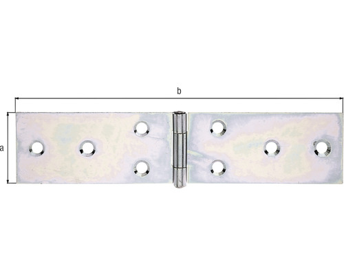 Balamală cu dimensiuni specificate