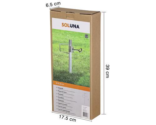 Ambalaj pentru țăruș de pământ Soluna cu diametrul de 20 până la 28 milimetri