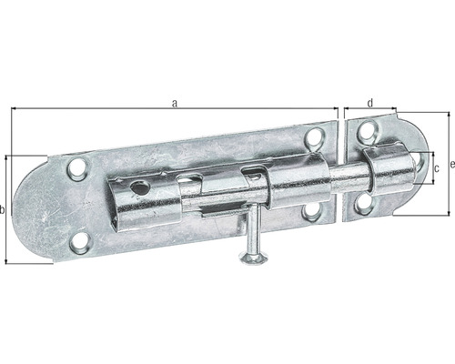 Zăvor de ușă cu dimensiuni